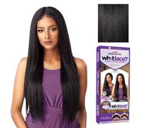 Perruques Sensationnel What Lace 13 x 6 Janelle Lacefrontal synthtique sans colle noue la main avec ligne de cheveux pr-pile de densit