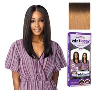 Perruques Sensationnel What Lace 13 x 6 Kiyari Lacefrontal synthtique sans colle attach la main avec ligne de cheveux pr-pile de densit