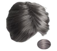 Perruques séparées moyennes Postiche Aspect naturel Couverture de cheveux pour hommes Coiffure de cheveux populaires Taches de cheveux à usage quotidien Pièces de cheveux pour hommes