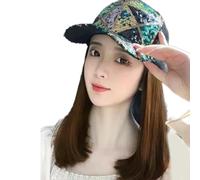 Perruques Synthétiques À Chapeau Court Et Bouclé Réglable Perruques Naturelles Pour Femmes Se Connecte Pour Des Changements De Styles Faciles Chapeau Mélange Cheveux Synthétiques