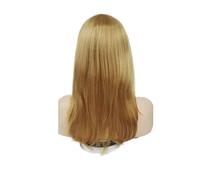 Perruques synthétiques blondes avec frange for femmes, 1 pièce, perruque longue bou coupes de cheveux naturelles Shaggy, reflets Dolly Parton, Costume maman(282)