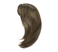 Perruques synthétiques brunes mixtes for femmes, 1 pièce, perruque longue et lisse avec frange Drag Queen, Costume de Salon, fête à thème maman