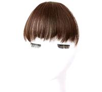Perruques synthétiques invisibles avec design court pour un usage quotidien, cosplay, événement et façonnage du visage style anime fausse frange en fibre