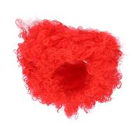 Perruques Tbest, Adultes Diverses Couleurs Perruque de Clown Africain bouclé de Loween Dr (rouge)
