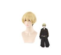Perruques Tokyo Revengers Matsuno Chifuyu Cosplay Jaune
