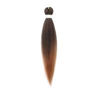 Perruques tressées ombrées de 20 pouces, cheveux synthétiques pré-étirés for femmes, extensions de cheveux tressées sans nœuds(T1B-30)