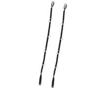 Perruques tressées synthétiques pour fille avec clips à queue de cheval - Accessoire de cosplay élégant - Pour la photographie d'anime et les accessoires quotidiens - Tresses synthétiques légères avec