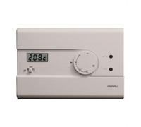 PERRY 1TPTE400.B Thermostat d’ambiance mural Blanc SLIM 3V Réduction nocturne