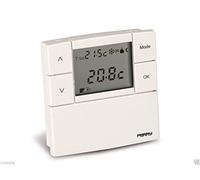 Perry 1TPTE530B Thermostat numérique LCD Zefiro mural blanc
