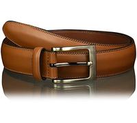 Perry Ellis Portfolio Timothy Leather Belt (Available in Big & Tall) Ceinture, Cognac, 34 Homme