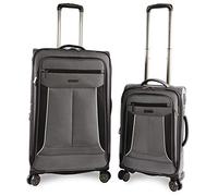 Perry Ellis Luggage Viceroy Lot de 2 valises Extensibles avec roulettes pivotantes, Charbon, Taille Unique, Luggage Viceroy Lot de 2 valises Extensibles avec roulettes pivotantes
