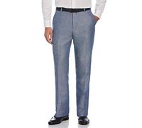 Perry Ellis Men's Portfolio Modern Fit Linen Blend Pants