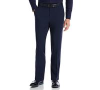 Perry Ellis Men's Portfolio Modern Fit Solid Stretch Resolution Dress Pant, Vintage Indigo, 36W x 32L