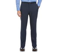 Perry Ellis Portfolio Performance Dress Pantalon coupe moderne, infroissable, avant plat, extensible pour homme, tour de taille 76-106, Indigo, 34W x 34L