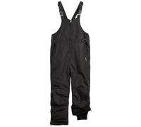 Perry Ellis Salopette de neige imperméable et isolante pour garçons et filles - Salopette de ski et de planche à neige unisexe pour filles et garçons (5-18), taille 12-14, noir