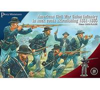 Perry Miniatures - ACW Union Infantry in sack coats skirmishing 1861 - 1865 (38) (28mm scale)