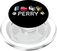 Perry Nom de Chien personnalisé Perry Pet Lover PopSockets PopGrip pour MagSafe