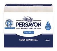 PERSAVON Savon de Marseille Extra Doux 300 g 2 Pièces - Lot de 3