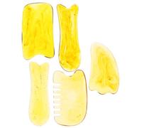 PERSELOSO 1 Ensemble Set de Plaques de Grattage Résine Cire Abeille Outils de Massage pour Du Visage Du Corps pour Épaules Jambes