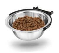 PERSELOSO 1 Pièce Bol pour Chien en Acier Inoxydable Élevé en Buvant Incliné Plats Empilables pour Chiots Chienchien Répandre Bols De Chiens Non Glissants Bols De Chiots Grand Chien