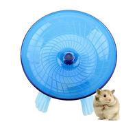 PERSELOSO 1 Pièce Roue pour Petits Animaux Disque Non Forme de Soucoupe pour Hamsters et Bleu pour Animaux de Compagnie