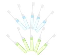 PERSELOSO 10 pièces Brosse à Dents de Voyage de Bleues Vertes Mini Brosse à Dents Portable pour Camping et Déplacements