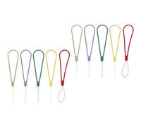 PERSELOSO 10 Pièces Lanières pour Téléphone Portable en Silicone, Accessoires Décoratifs Élégants et Créatifs, Fixation Anti-perte, pour DIY