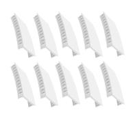 PERSELOSO 10 Pièces Pièce de Remplacement Disjoncteur en Plastique Blanc pour Installation Rapide et Surface Lisse pour Tableau Électrique Mural Domestique