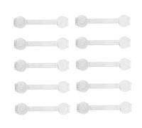 PERSELOSO 10 Pièces Verrou de sécurité enfant sécurité bébé preuve safety serrures de sécurité pour bébé serrures d'armoires pour bébés abdos