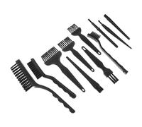 PERSELOSO 11 pièces Kit de Brosses Antistatiques Portables pour Nettoyage Clavier et Électronique Poignée Ergonomique Élimination Poussière pour PC Mobile et Carte Mère