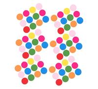 PERSELOSO 150 pièces Jetons Bois Colorés pour Garçon Fille Disques Ronds Bois Outils Apprentissage Mathématique Matériel Éducatif pour Jeu et Développement Jetons de Comptage
