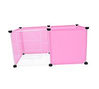 PERSELOSO 1ensemble Cage De Sécurité Détachable pour Animaux De Compagnie Enclos Modulaire pour Lapins Et Rongeurs Panneaux avec Porte pour Intérieur Et Extérieur