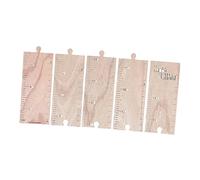 PERSELOSO 1ensemble Décoration Murale Bois Règle De Croissance Pour Garçon Fille Chartre De Hauteur Pratique Et Élégante