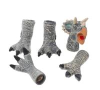 PERSELOSO 1ensemble Marionnettes à Doigts De Dinosaures Réalistes Accessoires De Costume Interactifs pour Améliorez La Relation Parent des Jeux Créatifs Et Ludiques