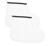 PERSELOSO 1paire Bottes De Soin Coton Pour Traitements Paraffine Hydratant Réutilisable Couvre Doux Et Confortables Pour Soins De Spa Avec Bord