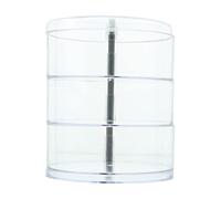 PERSELOSO 1pc Boîte De Maquillage Rotatif Case De Stockage Cosmétique De Bureau Étagère De Stockage des Ménages