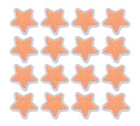 PERSELOSO 20pcs Patchs Étoiles Brodés Thermocollants en Polyester pour Vêtements, Forme Étoile à Cinq Branches, Accessoires de Costume Décoratifs pour Usage Personnel