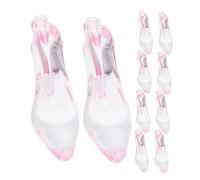 PERSELOSO 24 Pièces Pendentifs à Talons Hauts Acrylique de Décorations de Noël pour Arbre Accessoires Diy pour Fête Événements Festifs Design et Décoloration