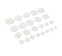 PERSELOSO 24 Tampons pour Basson en Peau de Mouton Blanche, Accessoires pour Basson Joints Étanches et Faciles à Utiliser, pour Réparation et Entretien Couleur Aléatoire