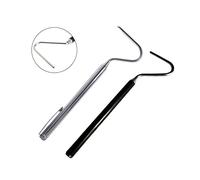 PERSELOSO 2pièces à Serpent Télescopique Acier Inoxydable De Outils Pratiques pour Reptiles Noir Et