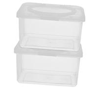 PERSELOSO 2pièces Distributeur De Lingettes Humides Boîte De Rangement Hermétique Pour Salle De Bain Conserve Les Lingettes Propres Et Humides Design Élégant Et