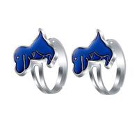 PERSELOSO 2pièces Lot De Bagues Humeur De Dinosaure Pour Garçon Et Filles Bagues Décoratives Changeant De Couleur Selon La Température Accessoires De Mode Pour Garçons Et Filles