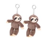 PERSELOSO 2pièces Porte-clés Peluche Forme De Paresseux Mignon pour Sacs à Dos Et Clés Lot