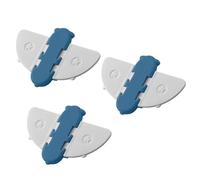 PERSELOSO 3 Pièces Serrure De Porte En Verre Serrure De Porte Pour Tout-petit Serrures à L'épreuve Des Enfants Porte De Sécurité Pour Enfants Bouchon De Fenêtre Blue