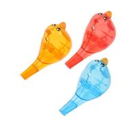 PERSELOSO 3 Pièces Sifflets Aquatiques pour Garçon Fille Musical Oiseau Instruments de Musique pour Garçon Fille pour Bain Activités Aquatiques Développement Oral et Plaisir Extérieur