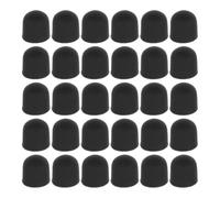 PERSELOSO 36 Pointes de Stylet de Rechange en Silicone Noir pour Stylets Capacitifs, Pack de 36 Pièces Garantissant Une Écriture Fluide Une Structure Stable sur Écran Tactile