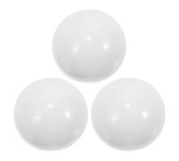PERSELOSO 3pcs Perles de Roue Russe en Résine Blanche pour Jeu de Roulette, Stables et Solides, Ajoutent Excitation aux Fêtes et Jeux d'anniversaire
