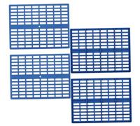 PERSELOSO 4 Pièces Tapis De Lapin Lapins Jouets Cage Clapier Tapis Hamster Cochon d'Inde Tapis Repose-Pieds Coussinets De Lapin Coussin De Pieds De Lapin Coussins pour Lapin Blue Plastique