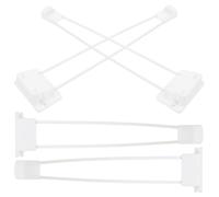 PERSELOSO 4 Supports Pliables en Fer Blanc et Table Basse, Résistants à l'abrasion Faciles à Installer, pour Projets DIY et Mobilier Moderne