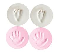 PERSELOSO 4pièces Coffret Souvenirs Main Et Pied Né Securisée Unique Pour Fête Des Mères Et Shower